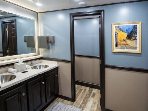 Restroom trailers for weddings