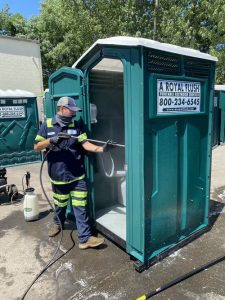 A Royal Flush Service Technicians at work